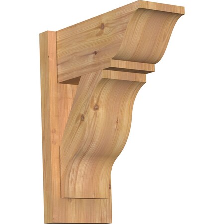 Ekena Millwork Funston Traditional Smooth Outlooker, Western Red Cedar, 7 1/2"W x 16"D x 20"H OUT08X16X20FST01SWR